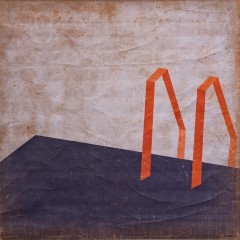 LA PISCINE NUIT (120x120cm)